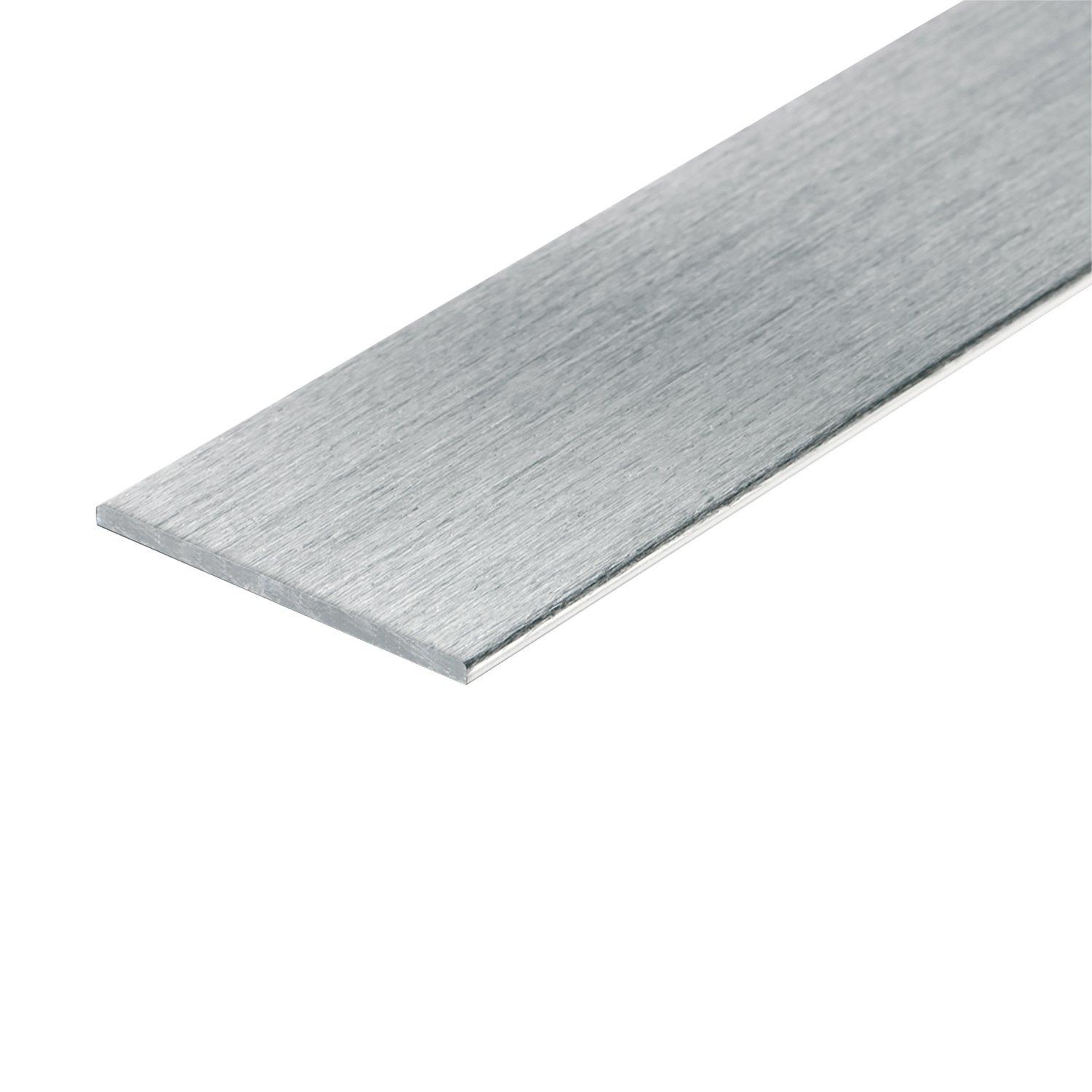 Schluter Rondec Bullnose Trim 1/4in. Aluminum Brush Chrome