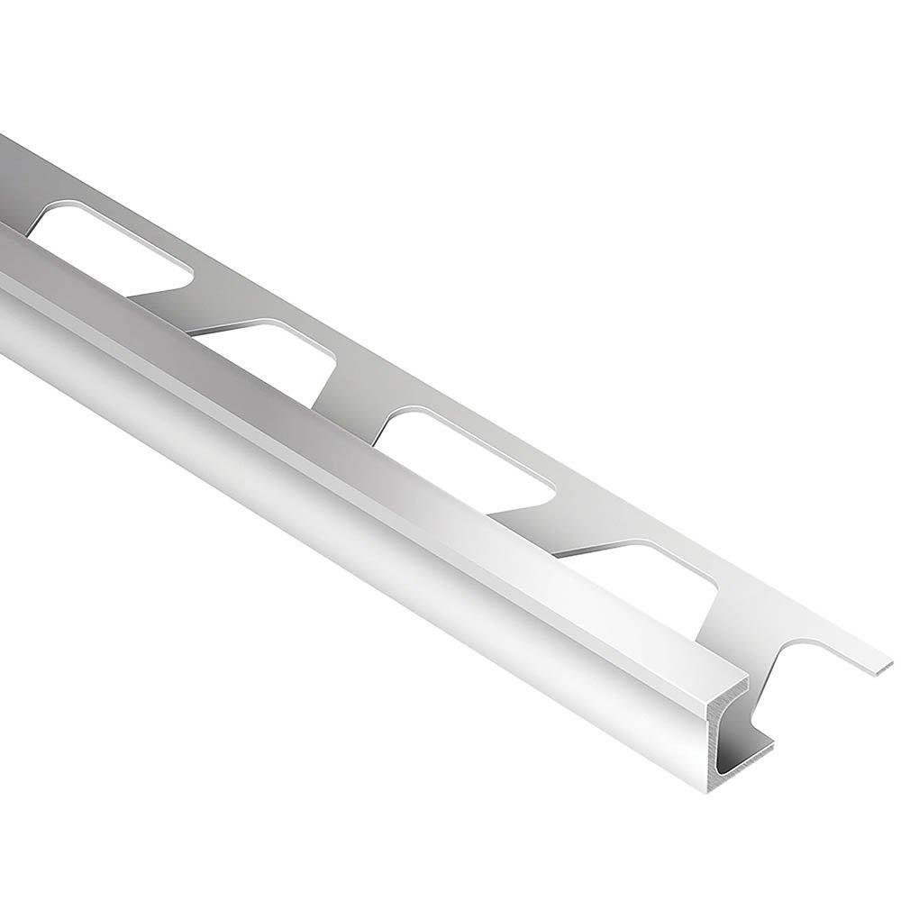 Schluter Deco 1/4in.-Wide Reveal 5/16in. Aluminum Satin