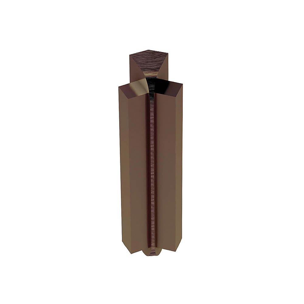Schluter Rondec-Step-39 In Corner 135 Degrees 3/8in. Aluminum Antique Bronze