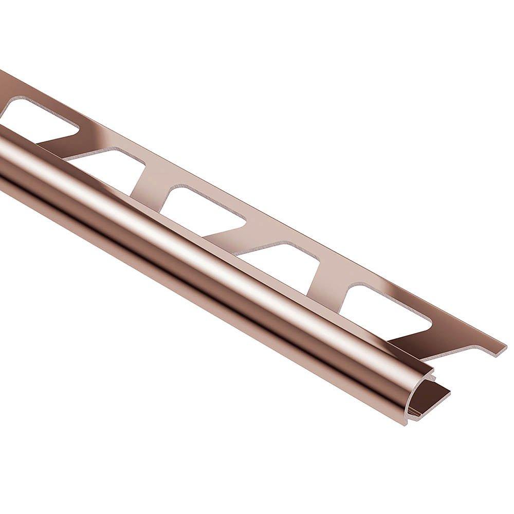 Schluter Rondec Bullnose Trim 1/4in. Aluminum&nbsp;