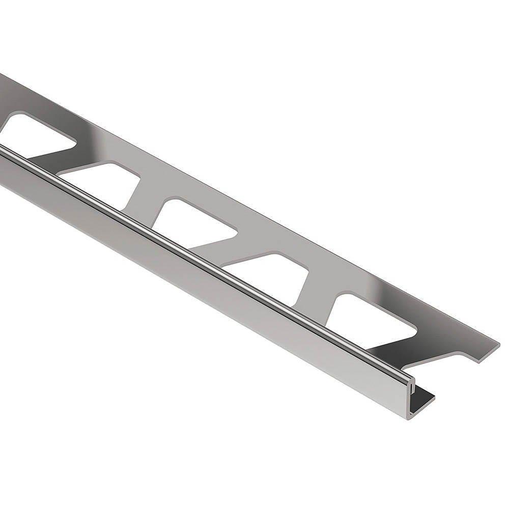 Schluter Schiene Edge Trim 1/2in. Aluminum Polished Nickel