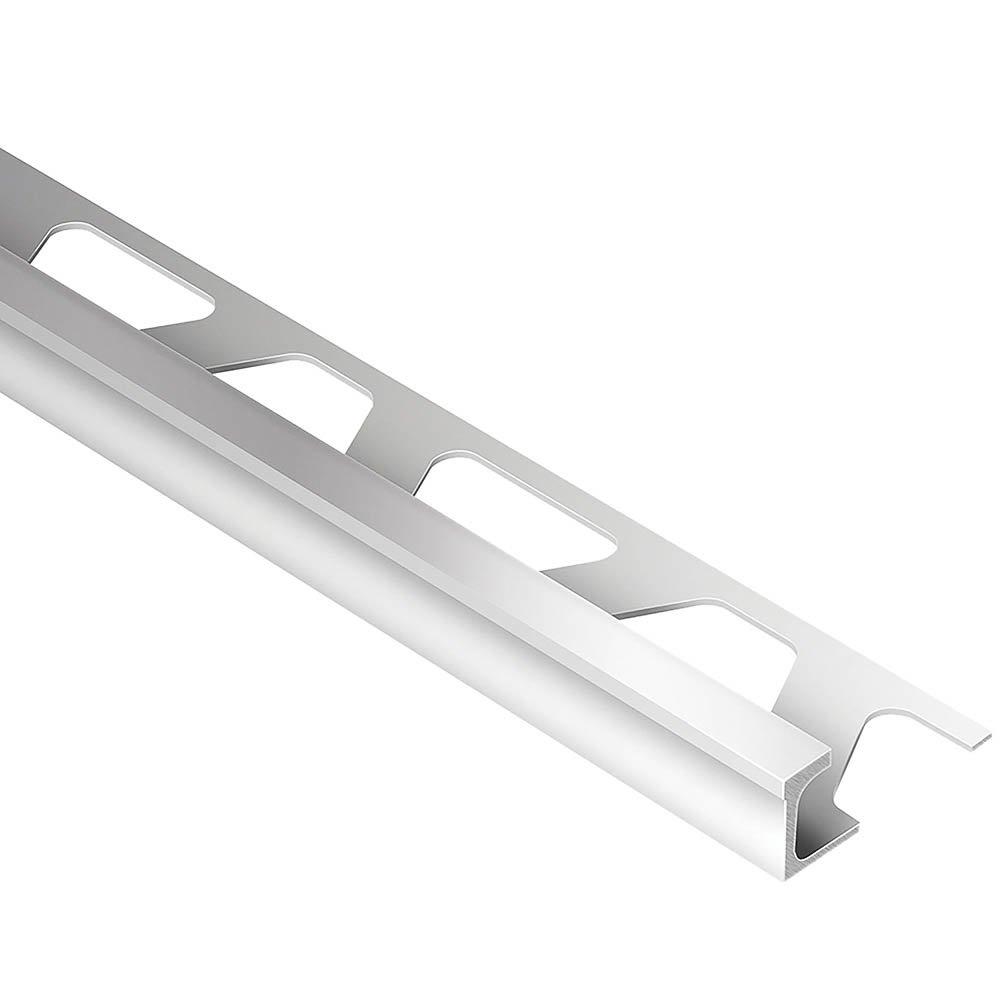 Schluter Deco 1/4in.-Wide Reveal 3/8in. Aluminum Satin