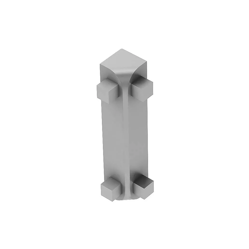 Schluter Rondec-Ct In Corner 90 Degrees 5/16in. Aluminum Satin Nickel