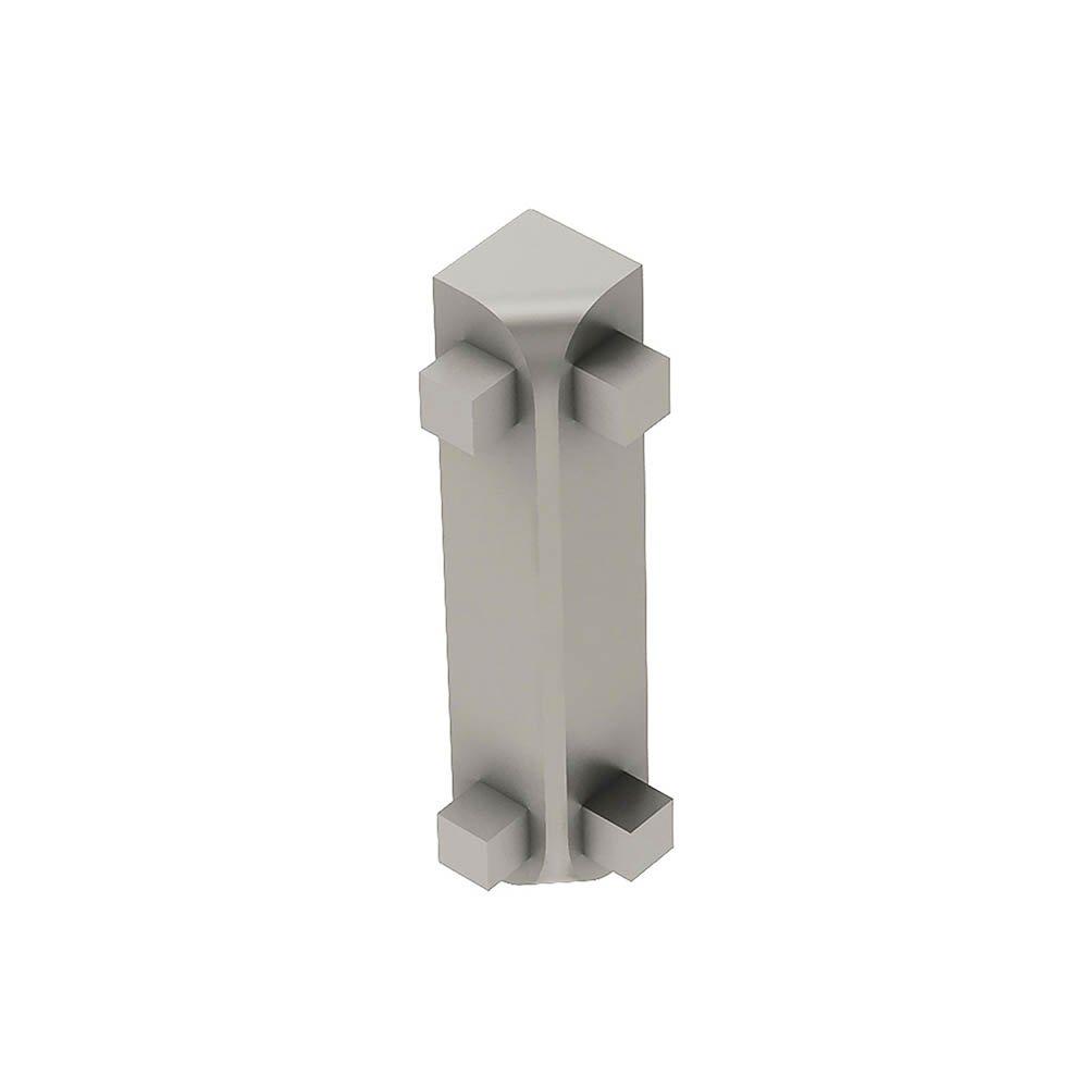 Schluter Rondec-Ct Inside Corner 135 Degrees 1/2in. Aluminum Satin Nickel