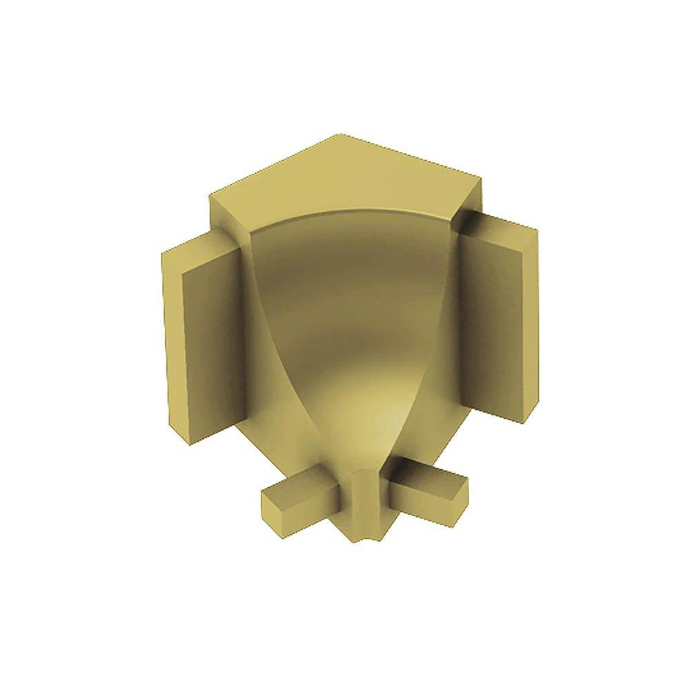 Schluter Dilex-Ahk In Corner 135 Degrees Aluminum Satin Brass