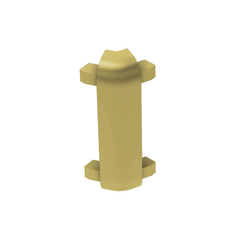 Schluter Rondec-Ct Out Corner 135 Degrees 3/8in. Aluminum Satin Brass