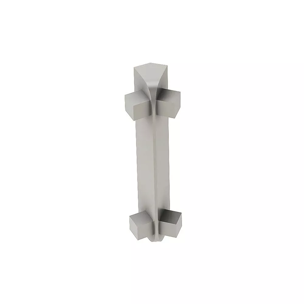 Schluter Rondec-Ct In Corner 135 Degrees 5/16in. Aluminum Satin Nickel