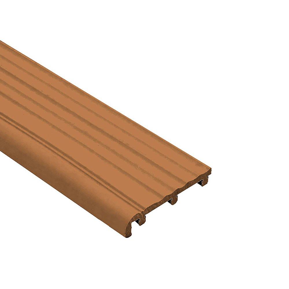 Schluter Trep-B Replacement 2-1/8in. Tread Nut Brown 8ft. 2-1/2in.