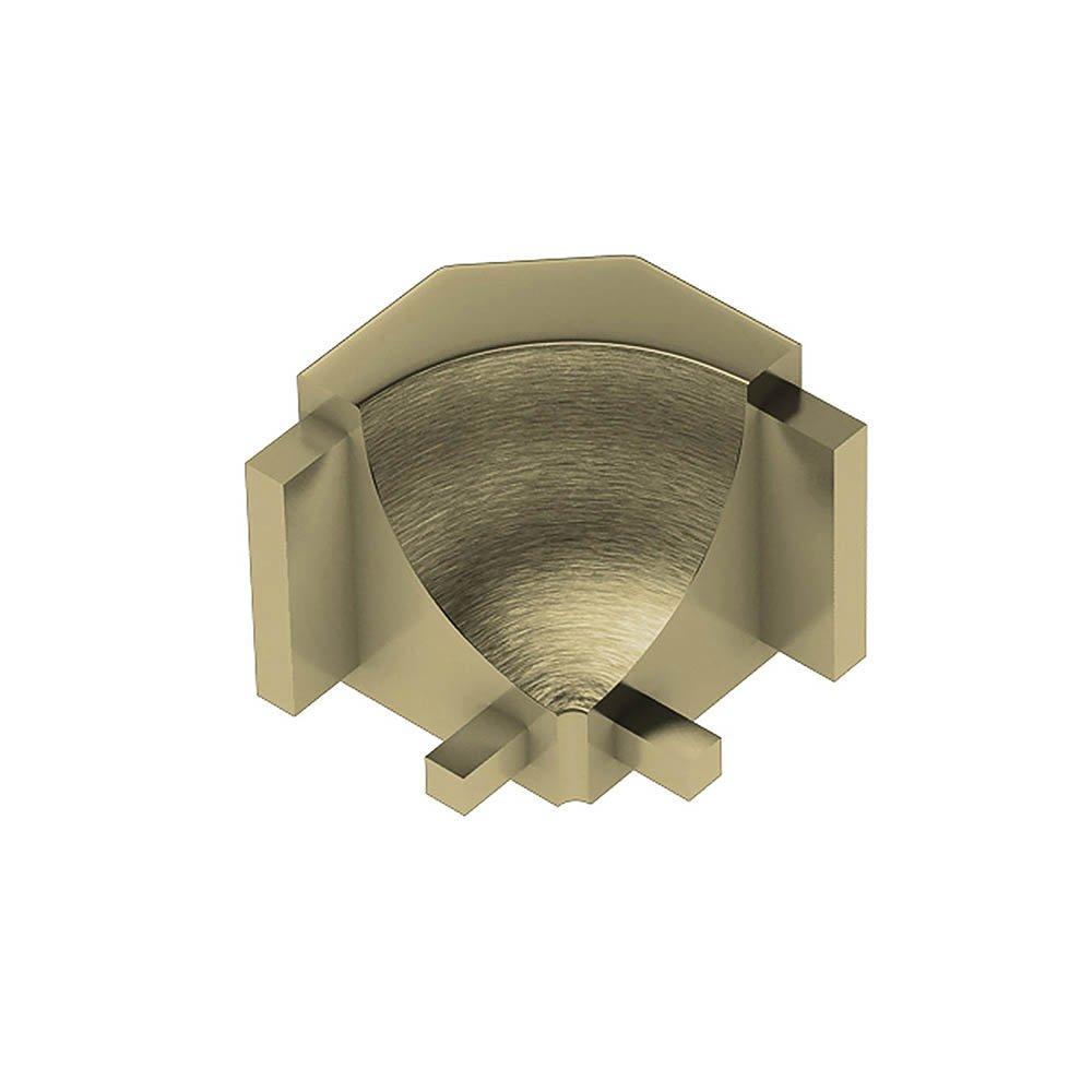 Schluter Dilex-Ahk In Corner 90 Degrees Aluminum Brush Brass