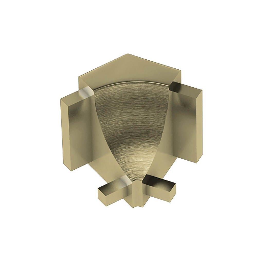 Schluter Dilex-Ahk In Corner 135 Degrees Aluminum Brush Brass