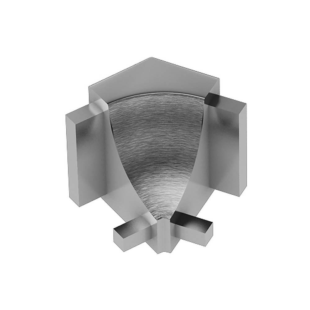 Schluter Dilex-Ahk In Corner 135 Degrees Aluminum Brush Chrome