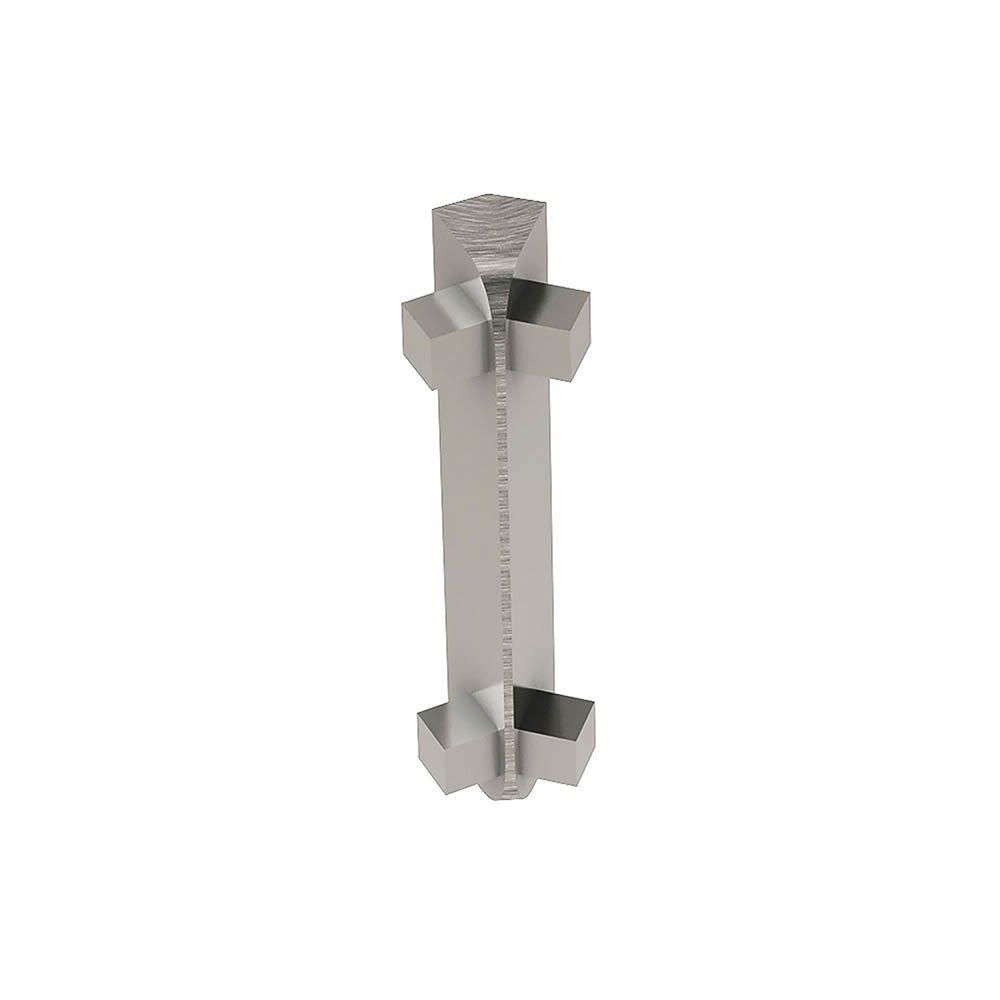 Schluter Rondec-Ct In Corner 135 Degrees 1/2in. Aluminum Brush Nickel