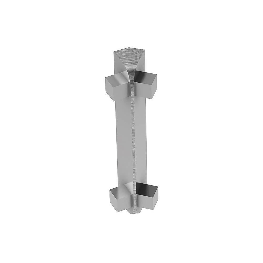 Schluter Rondec-Ct In Corner 135 Degrees 5/16in. Aluminum Brush Chrome