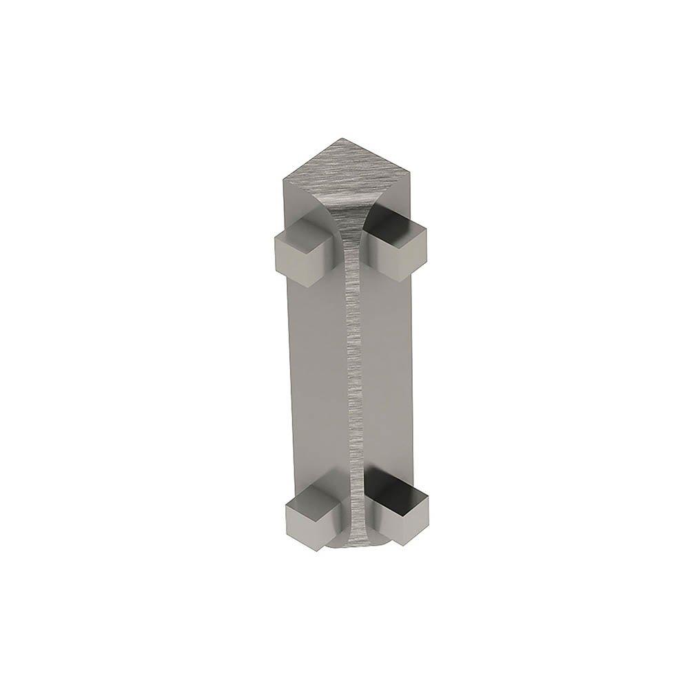 Schluter Rondec-Ct In Corner 90 Degrees 5/16in. Aluminum Brush Nickel
