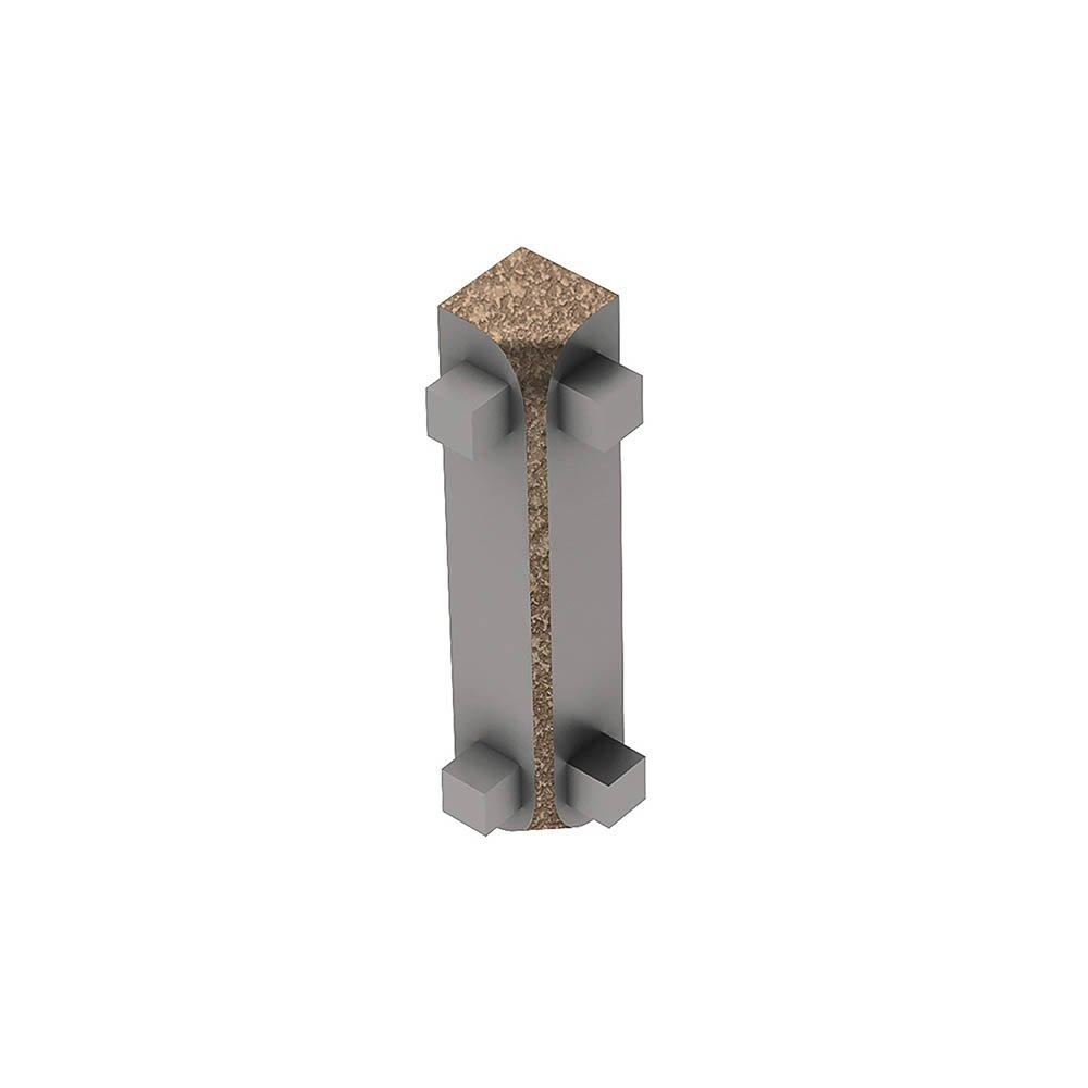Schluter Rondec-Ct In Corner 90 Degrees 1/2in. Aluminum Beige