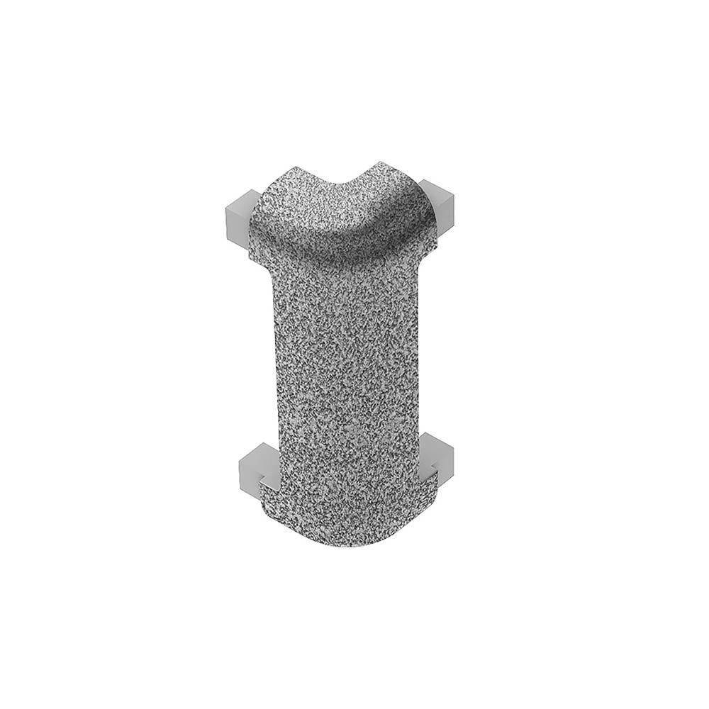 Schluter Rondec-Ct Out Corner 90 Degrees 5/16in. Aluminum Pewter