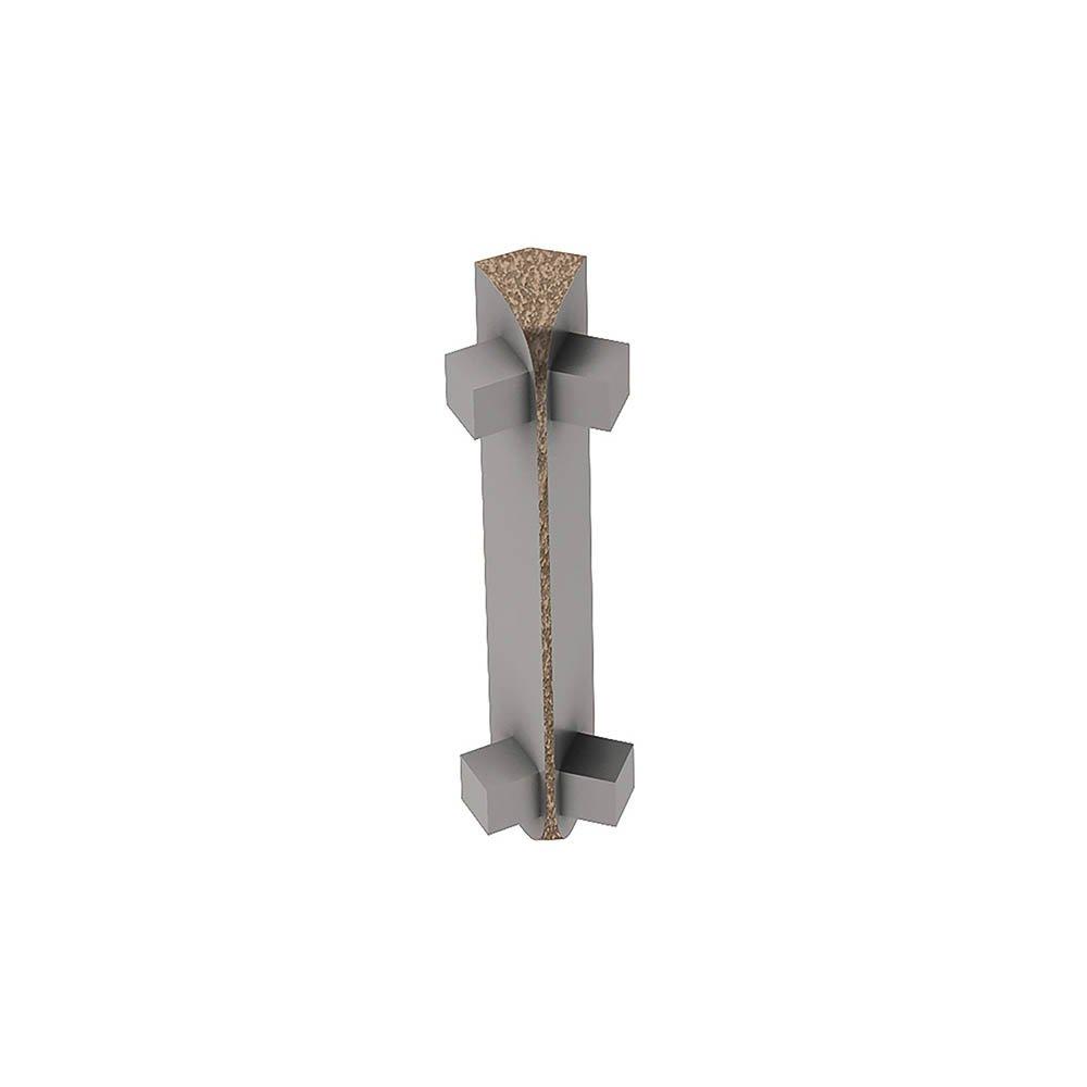 Schluter Rondec-Ct In Corner 135 Degrees 5/16in. Aluminum Beige