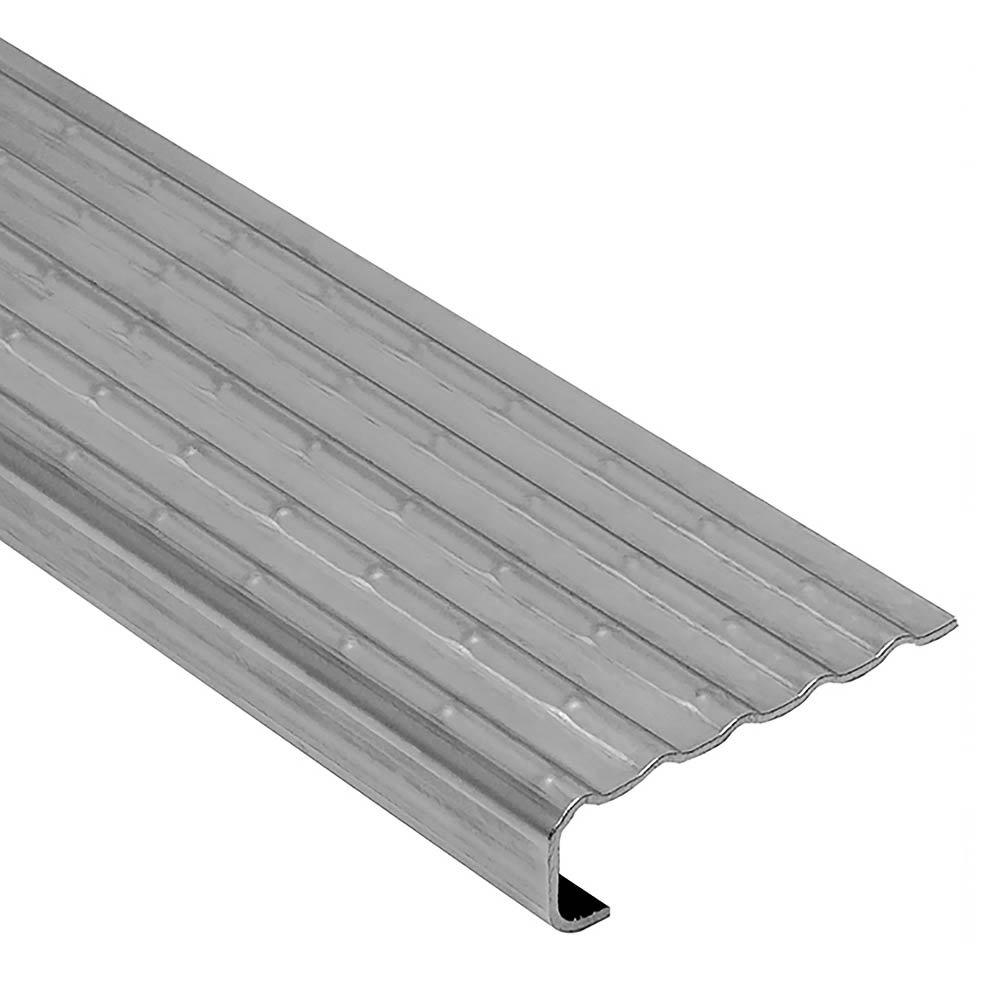 Schluter Trep-Ek Stair Nosing Retro Stainless Steel 4ft. 11in.