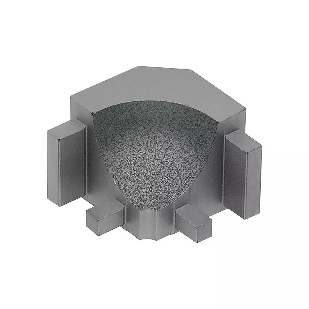 Schluter Dilex-Ahk In Corner 90 Degrees Aluminum Pewter