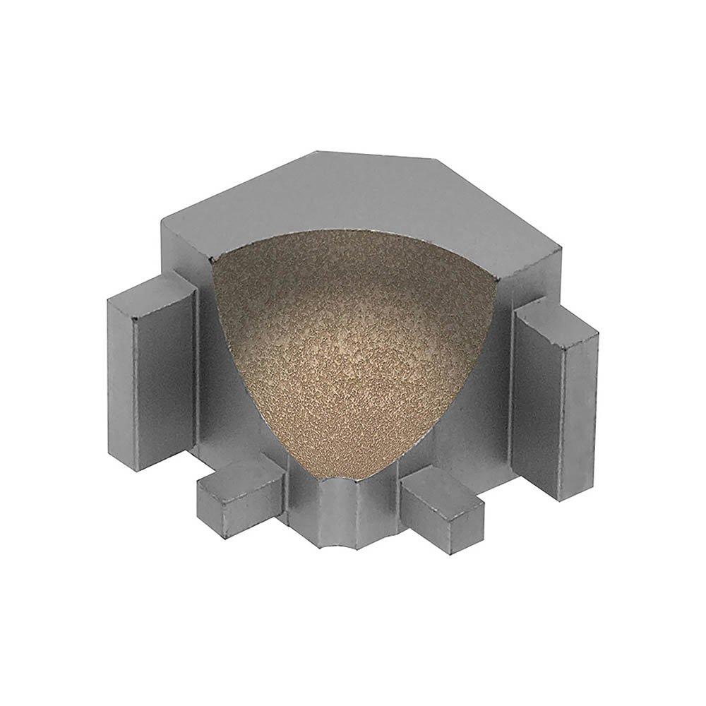 Schluter Dilex-Ahk In Corner 90 Degrees Aluminum Beige