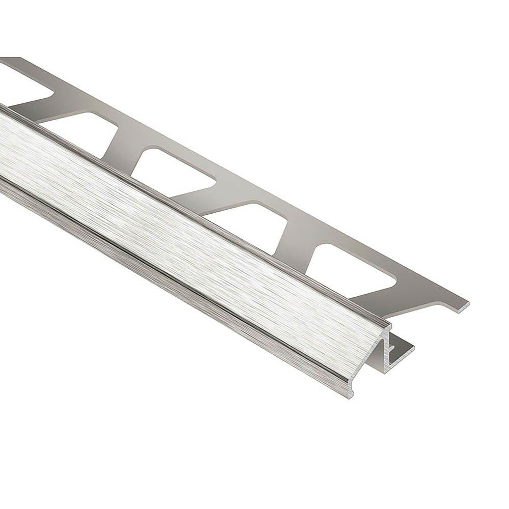 Schluter Reno-U Reducer 5/16in. Aluminum Brush Nickel