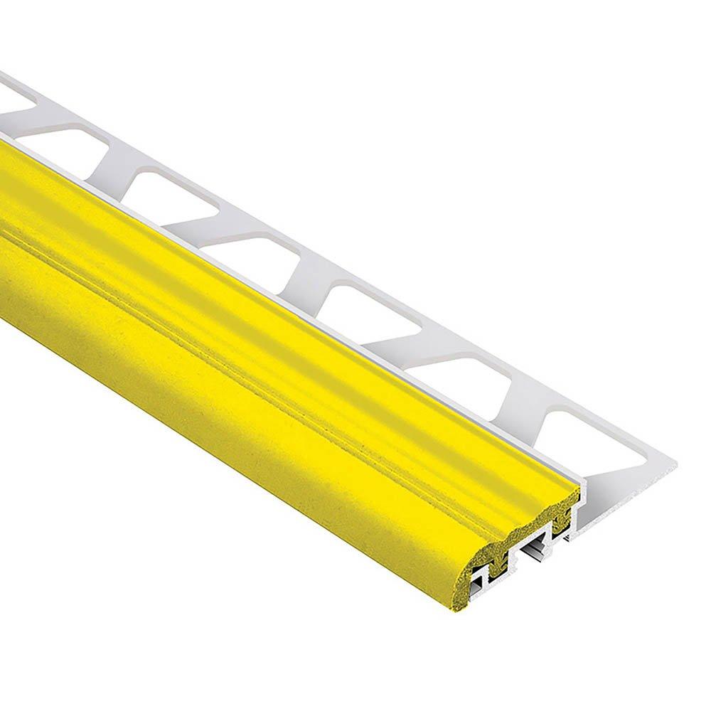 Schluter Trep-S 3/8in. Aluminum 1-1/32in. Tread Yellow 4ft. 11in.