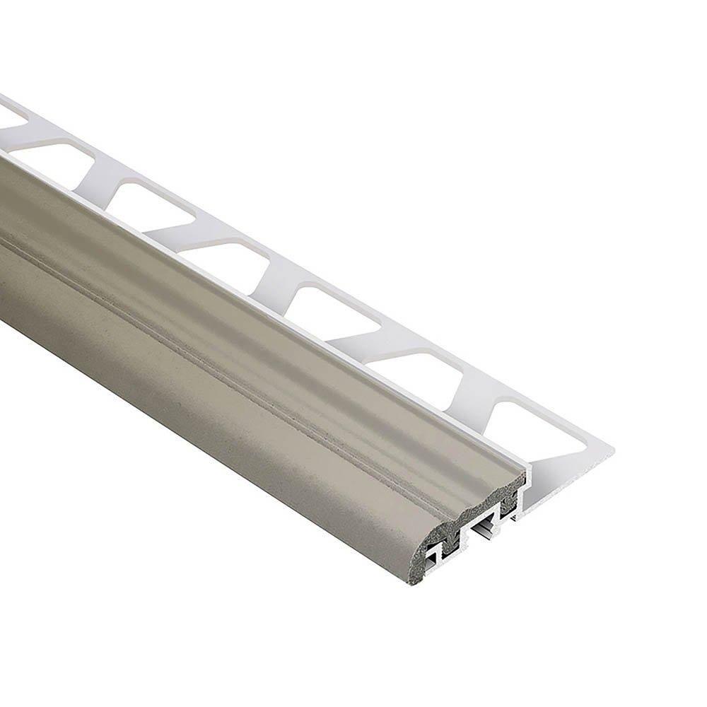 Schluter Trep-S 1/2in. Aluminum 1-1/32in. Tread Grey 4ft. 11in.