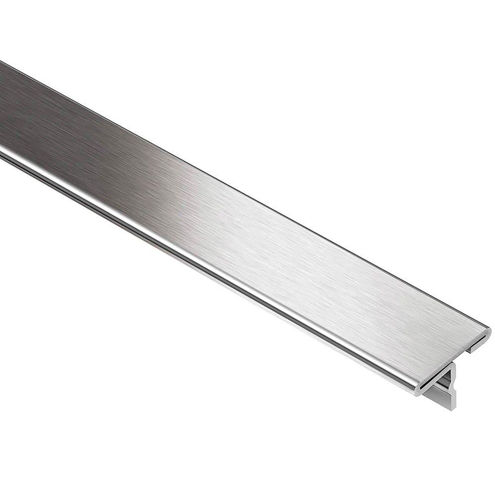 Schluter Reno-T 17/32in.-Wide Transition Brush Stainless Steel