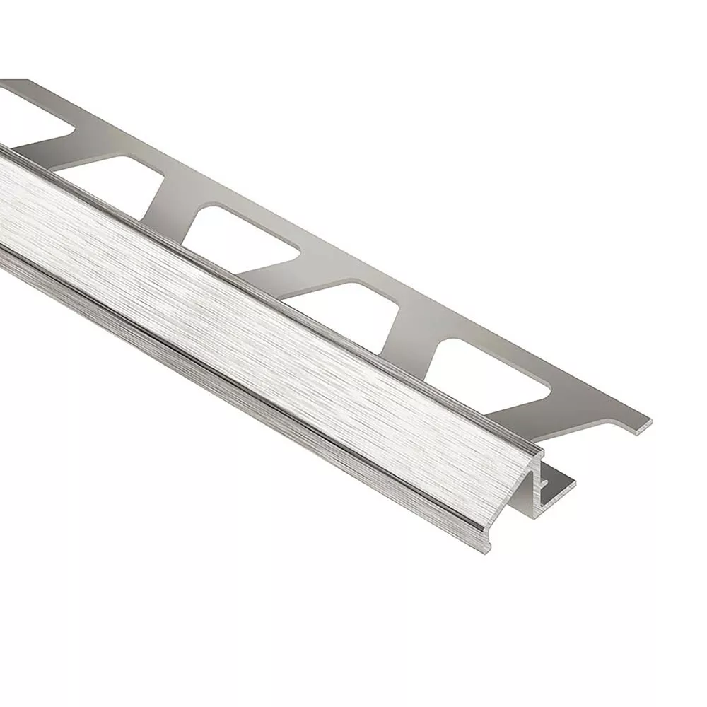 Schluter Reno-U Reducer 3/8in. Aluminum Brush Nickel