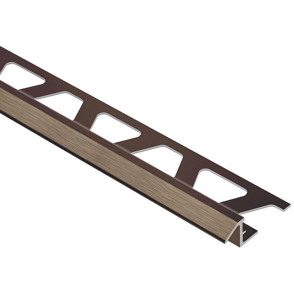 Schluter Reno-Tk Reducer 1/2in. Aluminum Antique Bronze