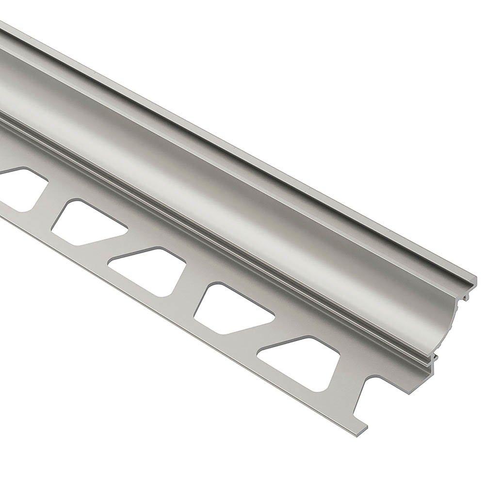 Schluter Dilex-Ahk Cove Base 1/2in. Aluminum Satin Nickel