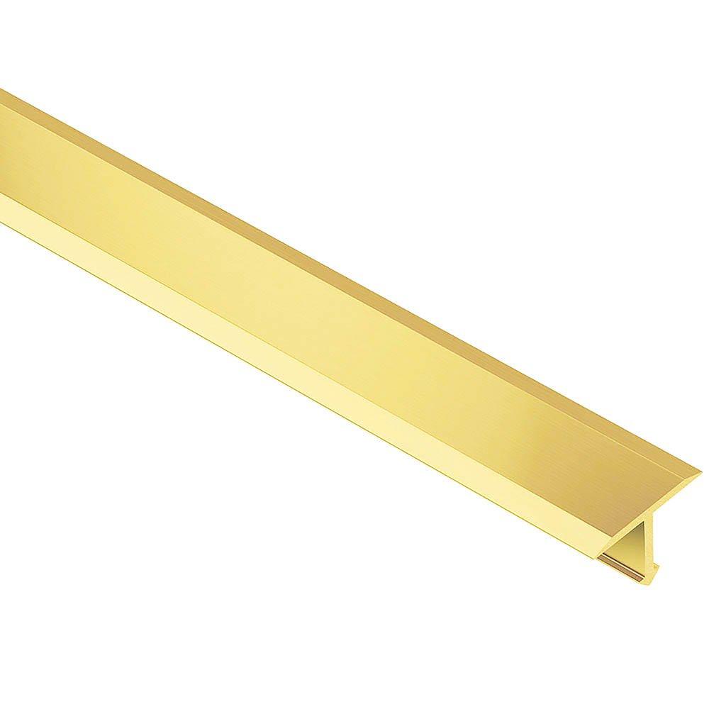 Schluter Reno-T 1in.-Wide Transition Brass