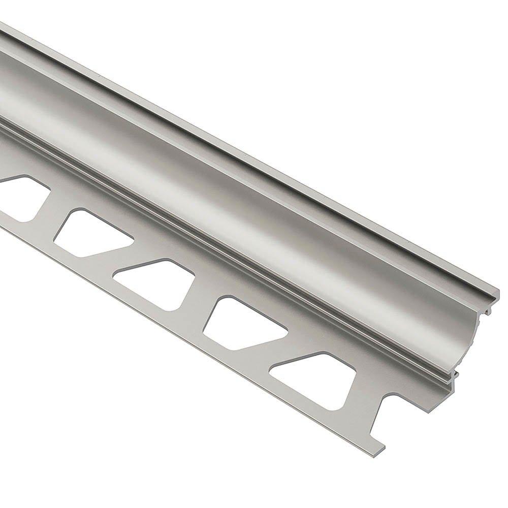 Schluter Dilex-Ahk Cove Base 9/16in. Aluminum Satin Nickel