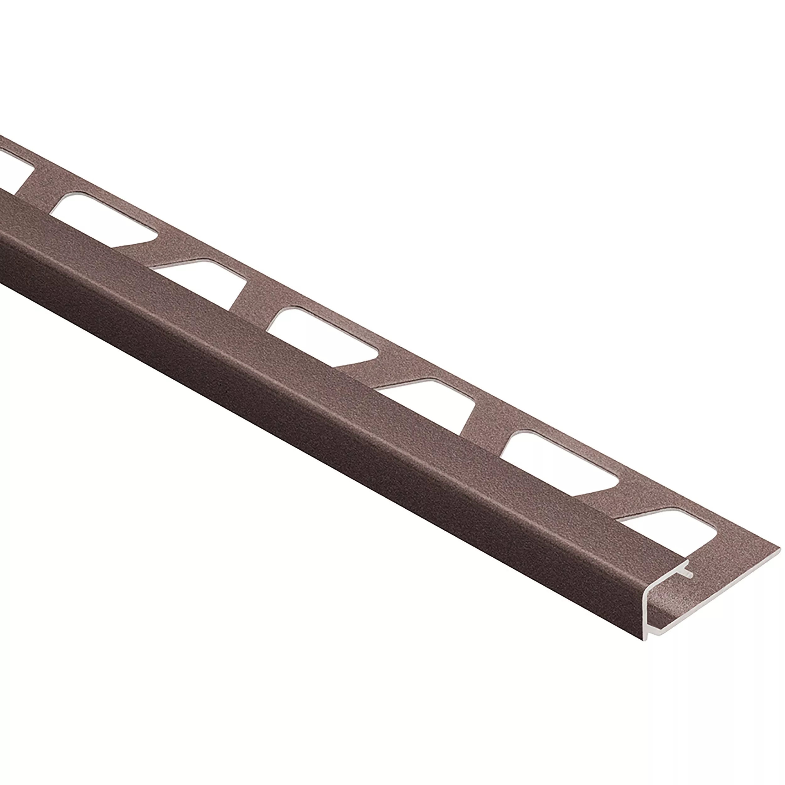 Schluter Quadec Square Edge Trim 5/16in. Aluminum Bronze Floor and Decor