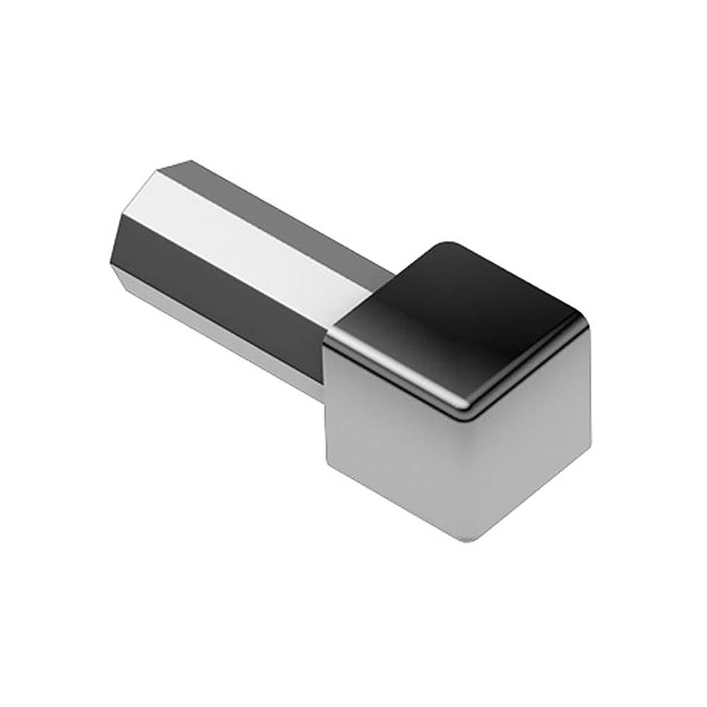 Schluter Quadec In/Out Corner 3/8in. Stainless Steel