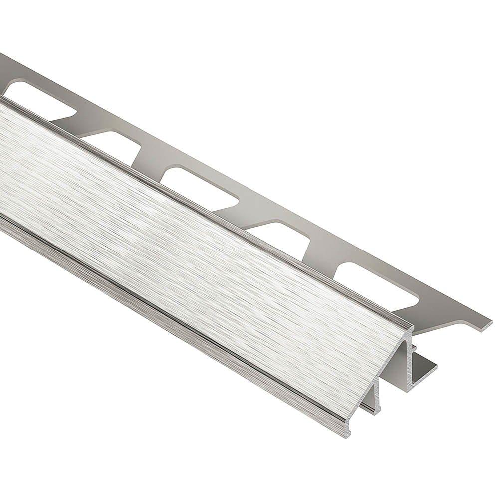Schluter Reno-U Reducer 1/2in. Aluminum Brush Nickel