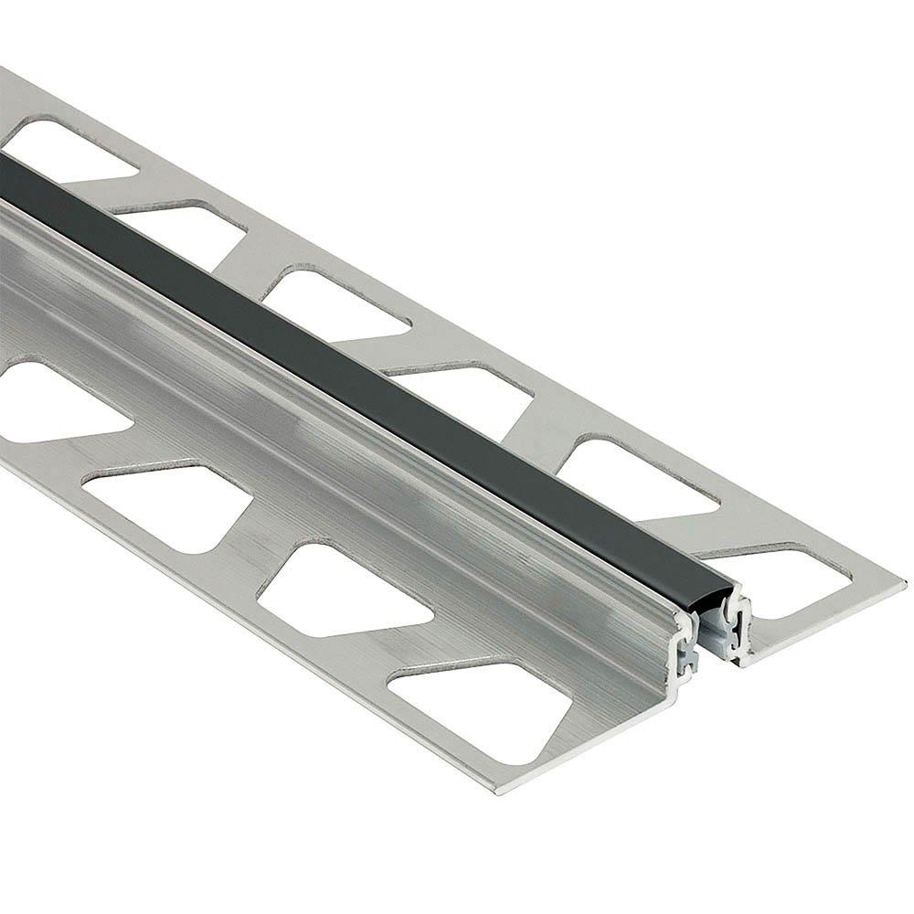 Schluter Dilex-Akws 5/8in. Aluminum w/ 1/4in. Joint Black