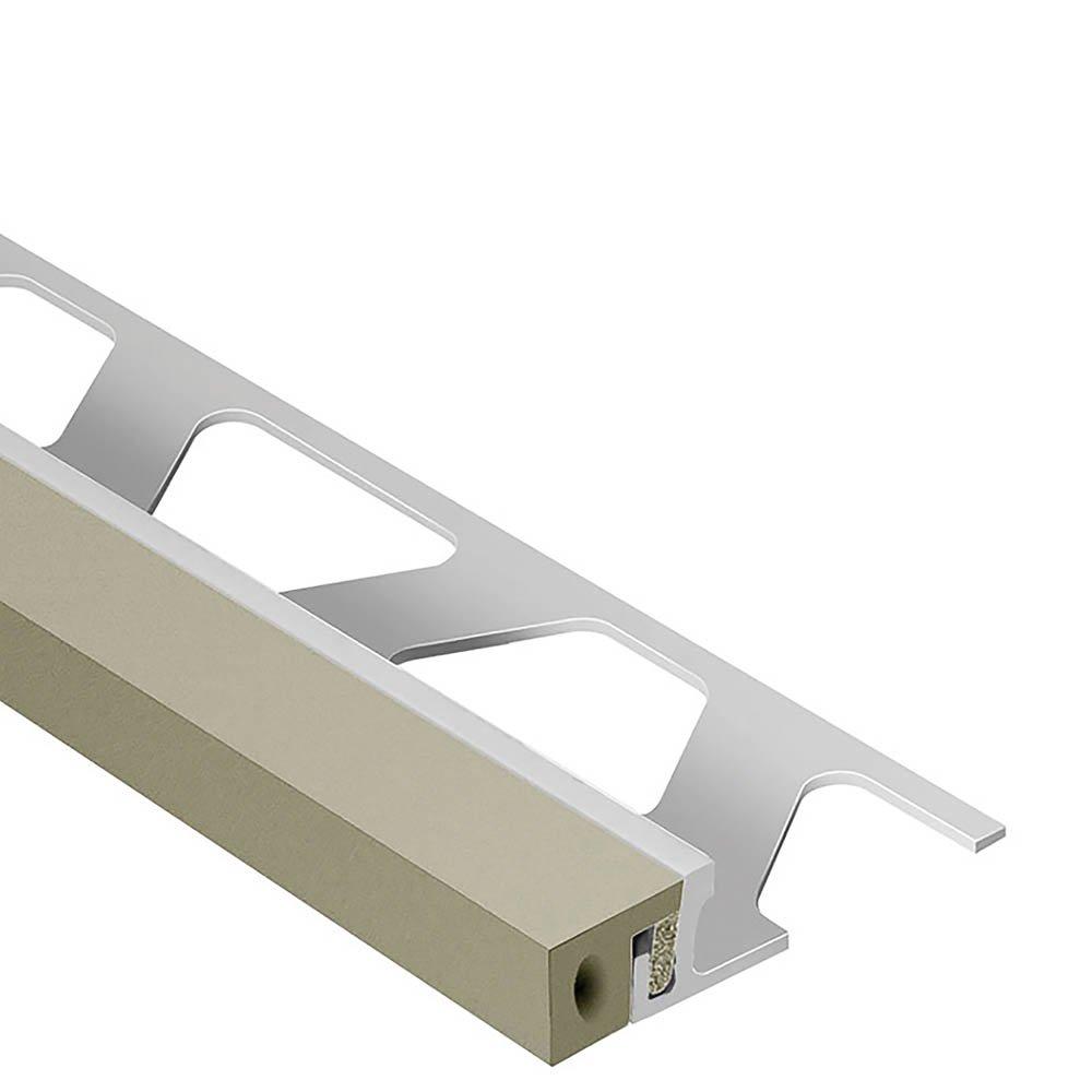Schluter Dilex-Ksa 17/32in. Aluminum w/ 3/8in. Joint Grey