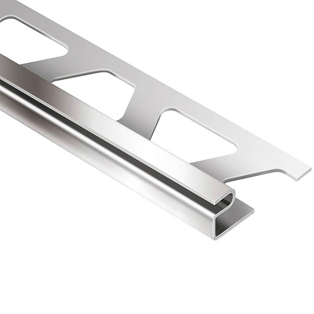 Schluter Deco 1/4in.-Wide Reveal 1/2in. Stainless Steel