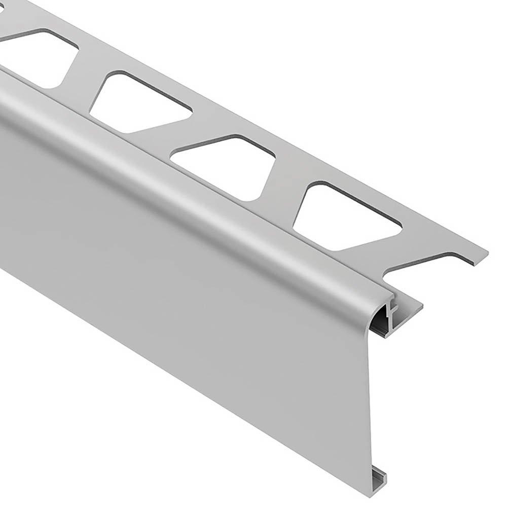 Schluter Rondec-Step-57 Profile 1/2in. Aluminum Satin