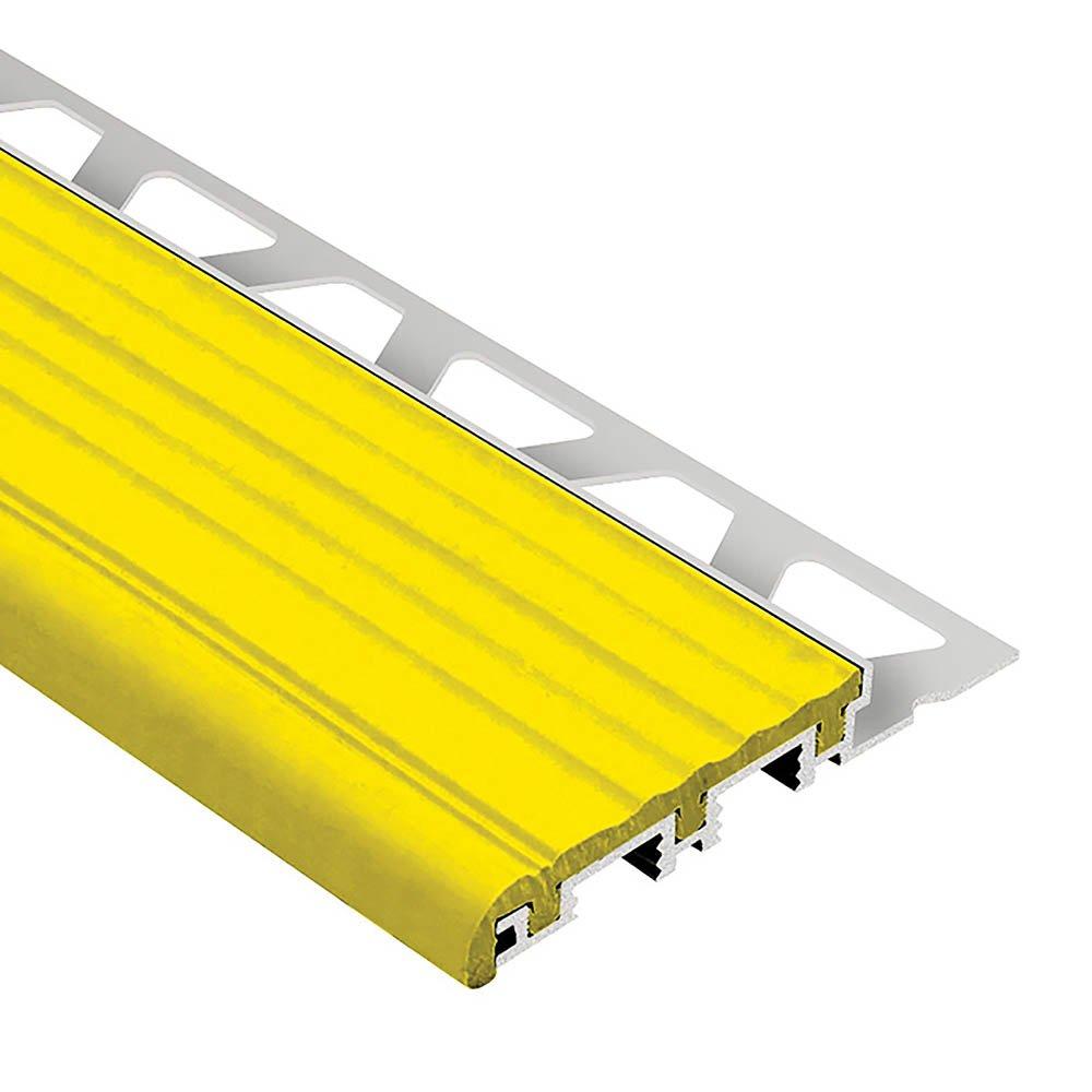Schluter Trep-B 1/2in. Aluminum 2-1/8in. Tread Yellow 4ft. 11in.
