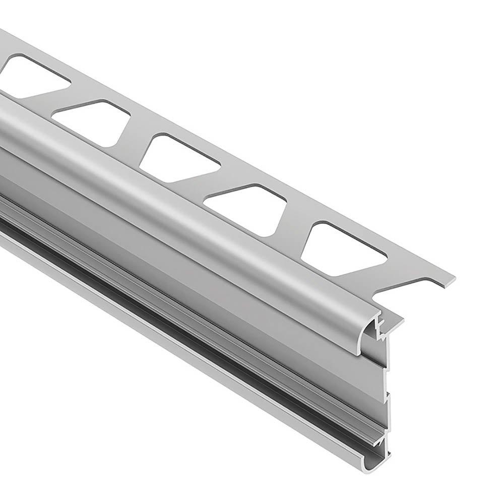 Schluter Rondec-Ct Counter Trim 3/8in. Aluminum Satin