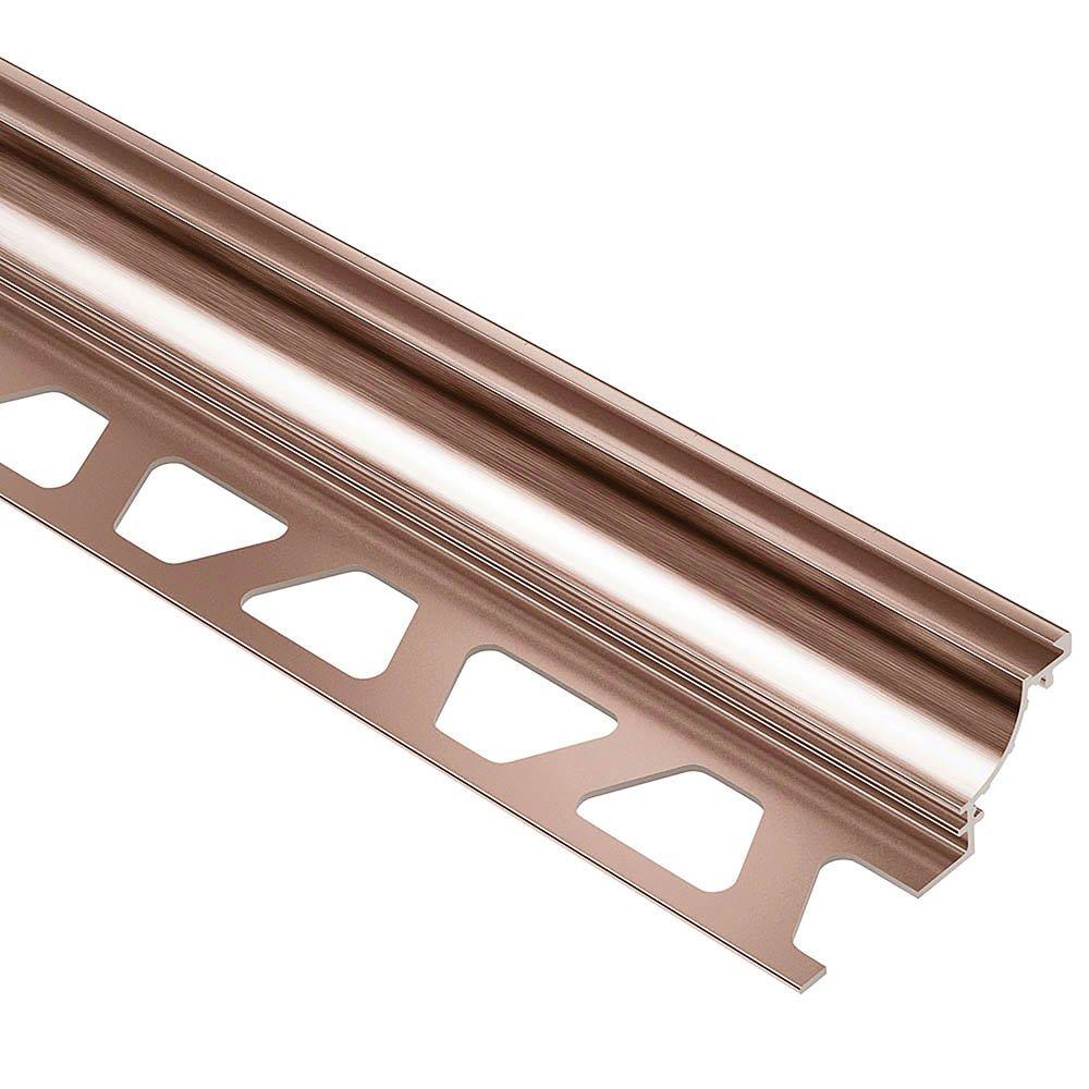 Schluter Dilex-Ahk Cove Base 3/8in. Aluminum Brush Copper