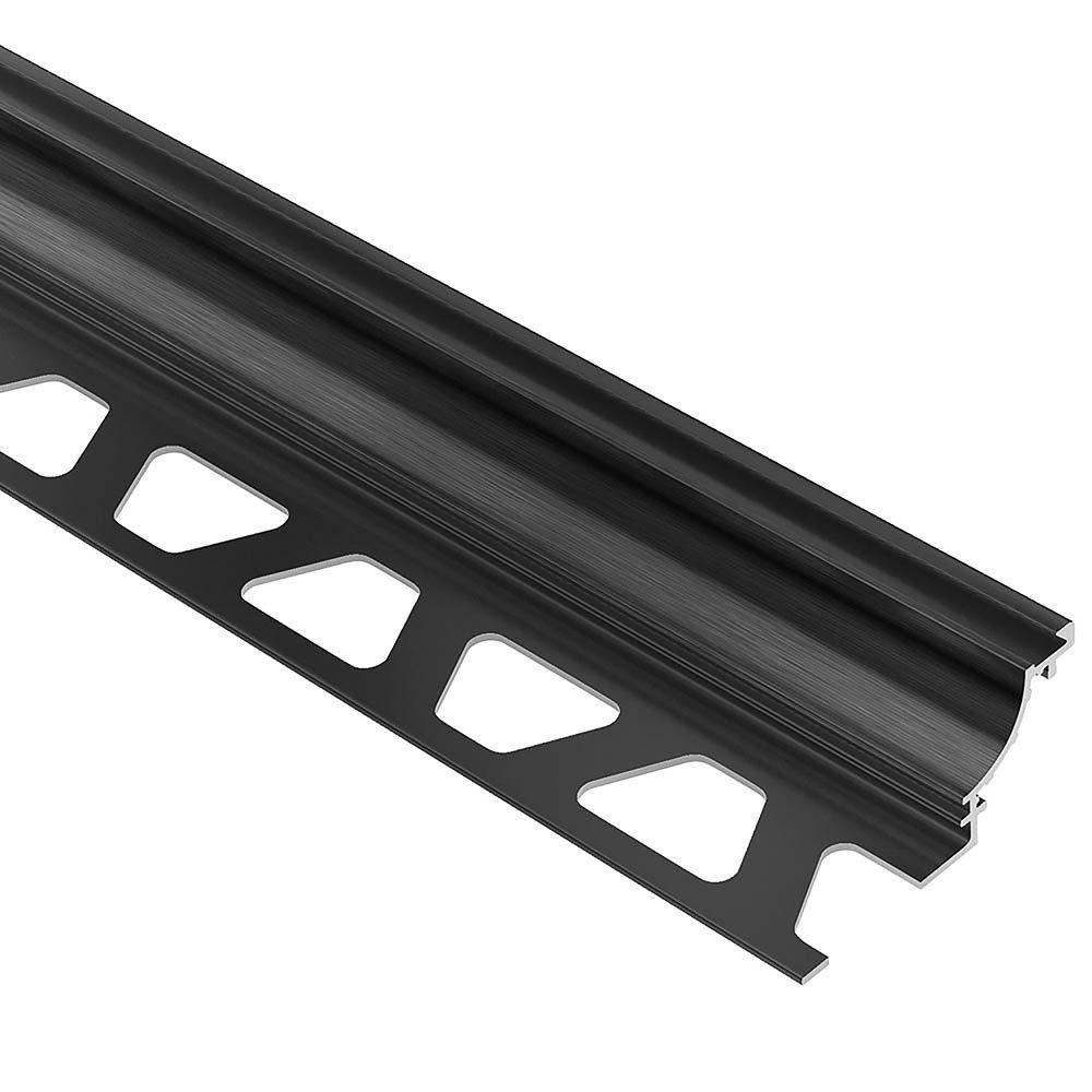Schluter Dilex-Ahk Cove Base 1/2in. Aluminum Brush Graphite
