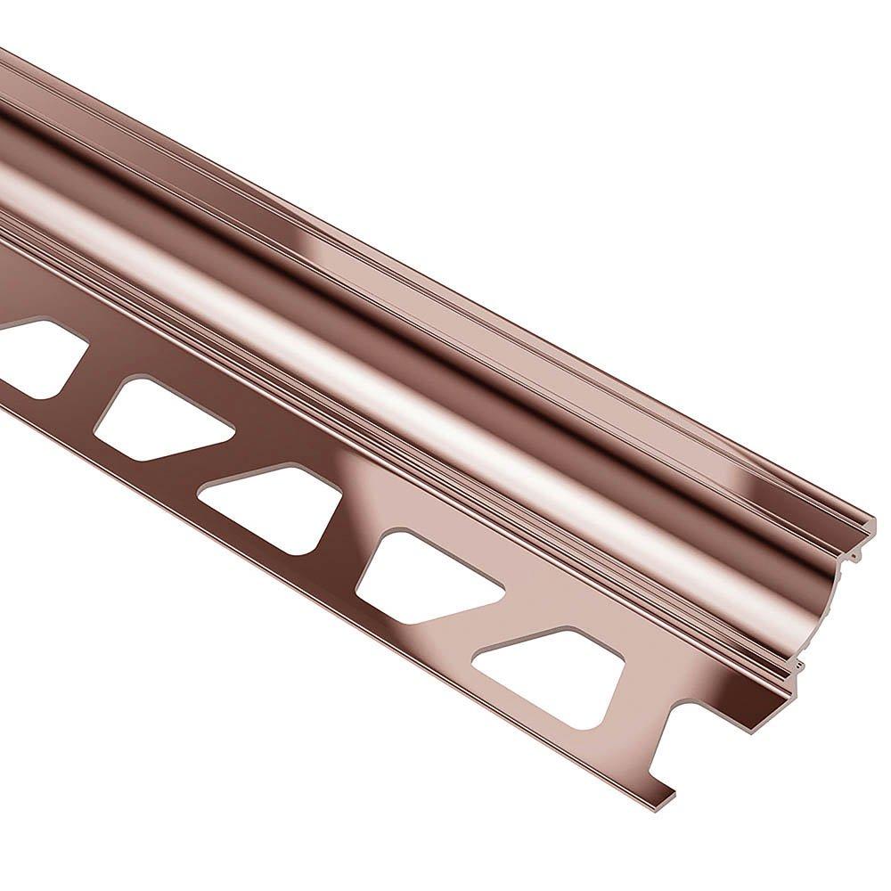 Schluter Dilex-Ahk Cove Base 3/8in. Aluminum Polish Copper