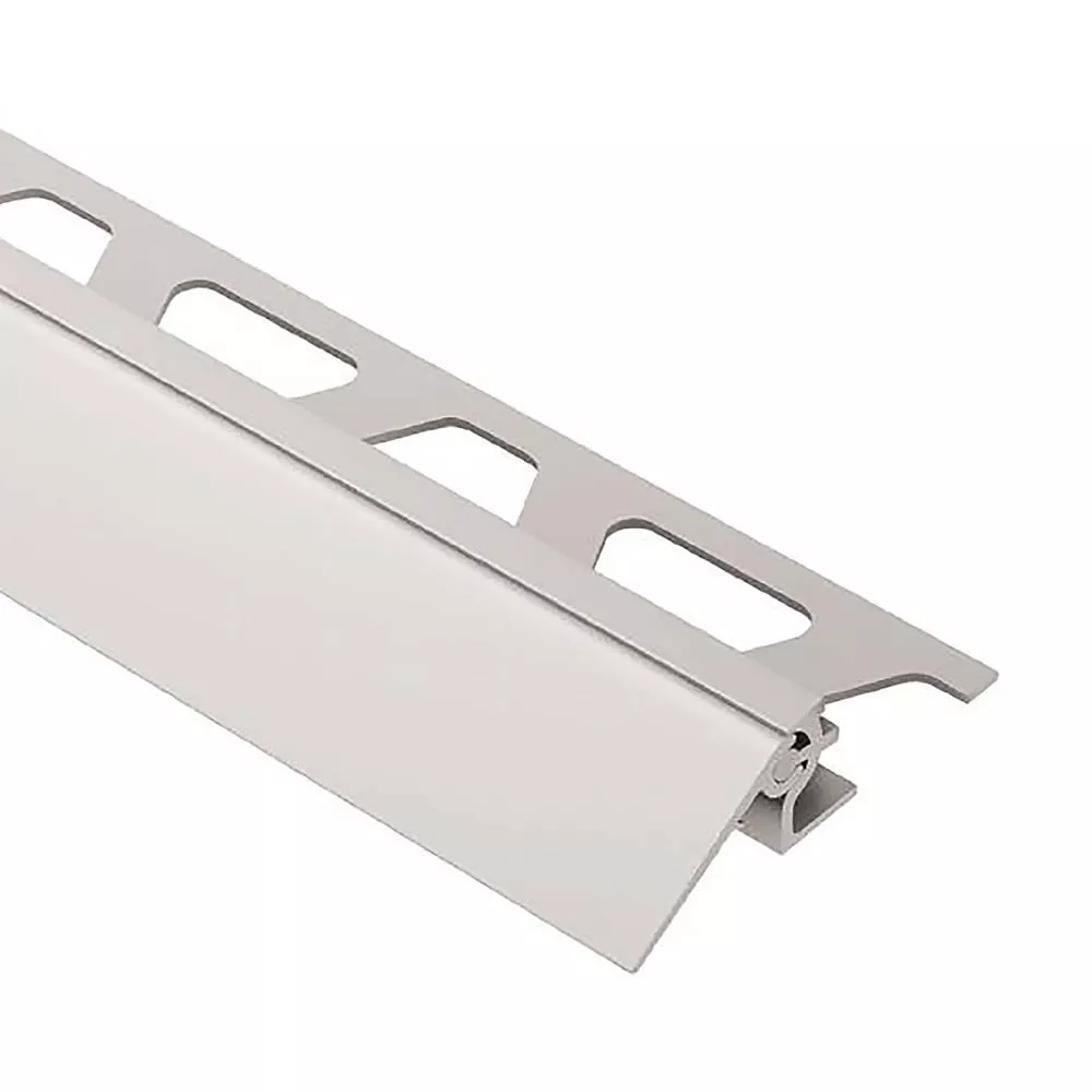Schluter Reno-V 3/4in. Adjustable Reducer 3/8in. Aluminum Satin