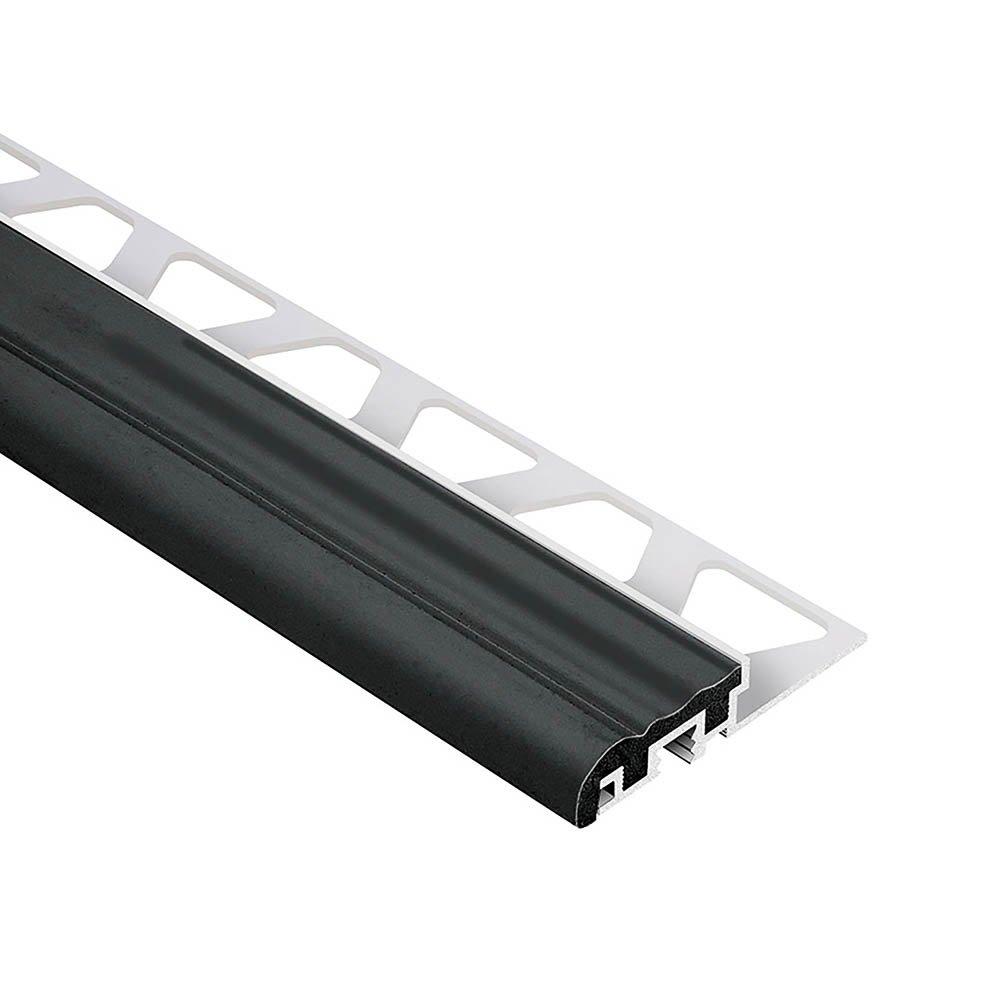 Schluter Trep-S 1/2in. Aluminum 1-1/32in. Tread Black