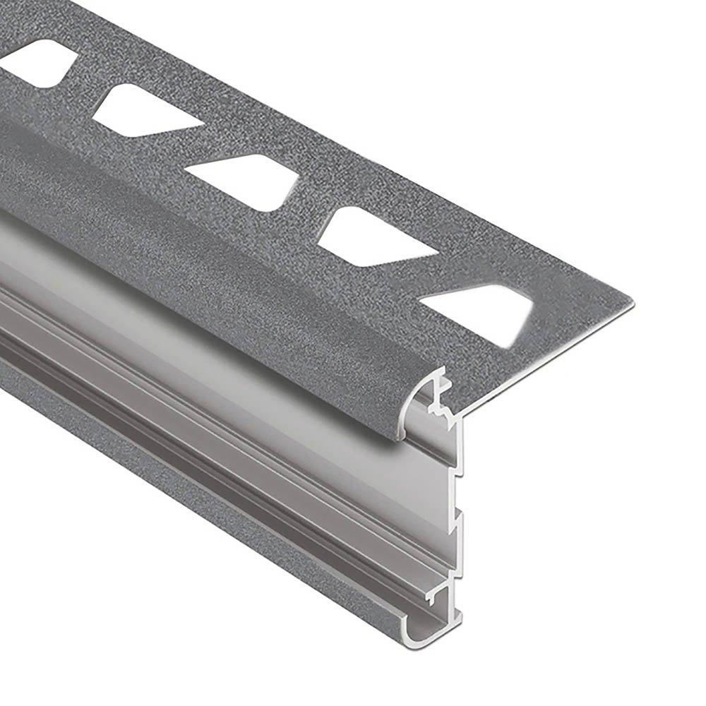 Schluter Rondec-Ct Counter Trim 3/8in. Aluminum Pewter