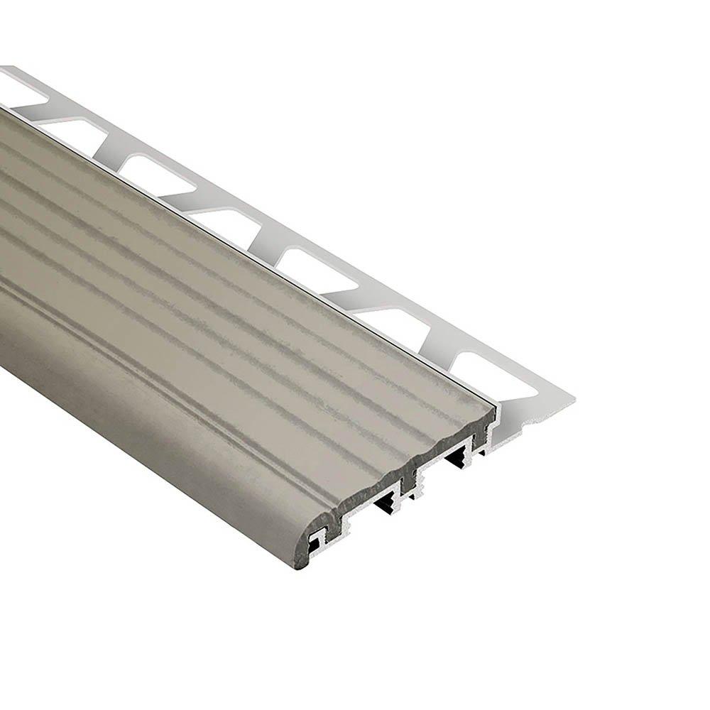 Schluter Trep-B 3/8in. Aluminum 2-1/8in. Tread Grey