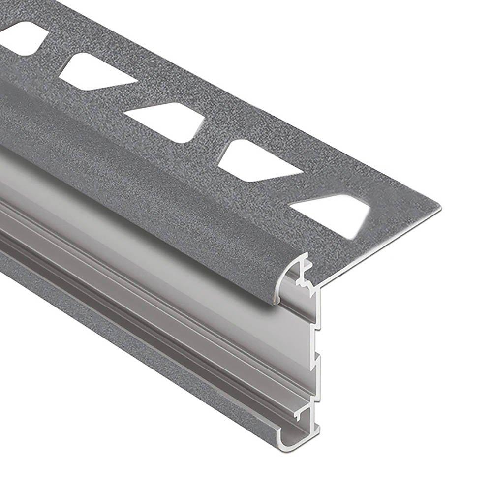 Schluter Rondec-Ct Counter Trim 1/2in. Aluminum Pewter